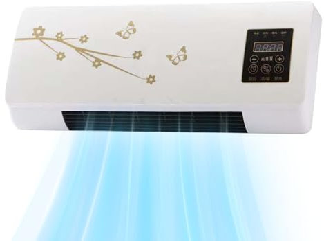 Wandklimaanlage - Tragbare Klimaanlagen Mit Fernbedienung, Kälte- Und Wärmeklimaanlagen Mit Timer, 2000W Kleines Wandklimagerät Für Schlafzimmer, Wohnzimmer, Badezimmer, Wohnung (keine kalte Luft)