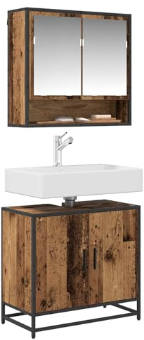 vidaXL Badrumsmöbler - Modern Handfatsskåp för Toalettlagring. Smart Heminredning med Kompakt Design. Snygg och Platssparande Organisatör!