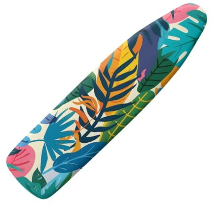 Bügelbrettbezug 120x40 Bunte Blätter Bügelbrettbezüge Für Dampfbügeleisen, Mit Eingebauter Hitzereflektion, Stretch System & Schnurbindun, Waschbar Strapazierfähig