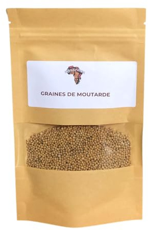 Semillas de mostaza – Especia entera aromática – Sabor intenso para cocina y salsas – 50 g