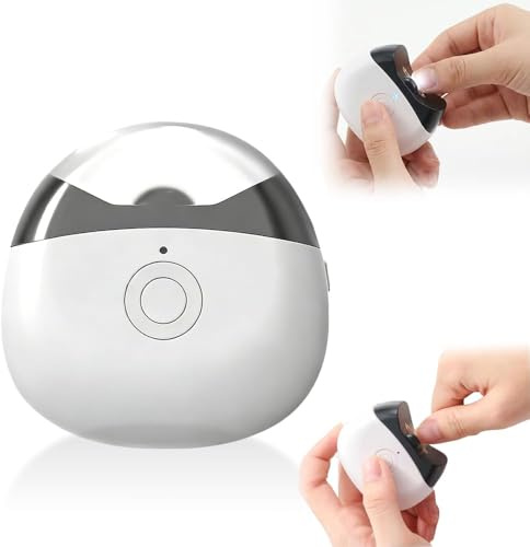 Coupe Ongle Electrique, Coupe-Ongles Électrique Automatique 4 en 1 avec Lumière LED, Lime à Ongles Électrique Rechargeable 3 Vitesses pour Pieds et Mains, Silencieux, pour Bébé, Adultes et Seniors