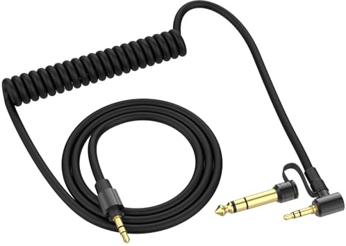 Sqrmekoko Replacement Extension Aux Auxiliary Audio Cord Cable Wire for Beats by Dr Dre Pro/Detox Edition Headphones(Black)