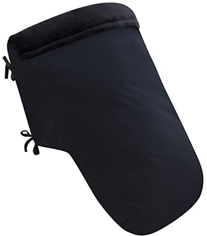 JYOKO Kids Saco Cubrepiés de Invierno Compatible con Portabebés, Sillas de Coche y Cochecitos de Paseo | Polar Teddy Extra Suave | Hecho en España (Black Series, Polar Teddy - 80 Cm)