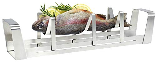 bremermann BBQ Fischhalter, Fischgriller, Fischbräter (1 Stück)