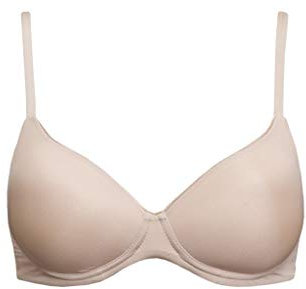 SIèLEI Reggiseno Push Up Coppe Graduate Senza Ferretto - 1556 New (1°, Cipria)