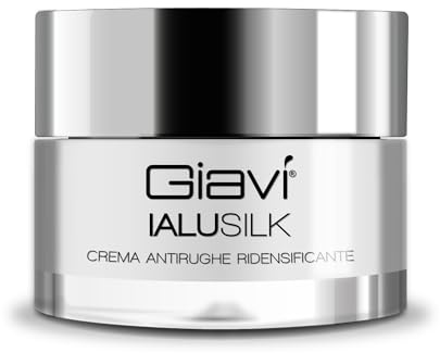 Crema Viso Potenziata con Acido Ialuronico, Resveratrolo e Collagene - Combatti Rughe, Macchie Scure e Linee Sottili - Effetto Tensore Garantito - 50ml di Pura Efficacia