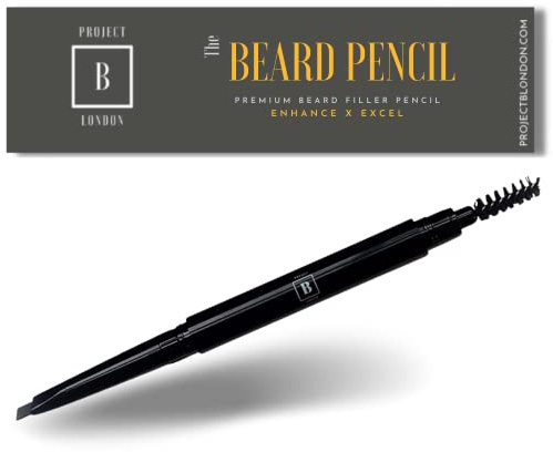 PROJECT B – Penna riempitiva per barba – Definire Enhance Fill Barba, peli del viso, baffi – finitura naturale – marrone scuro – a prova di sudore