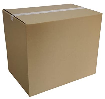 Cajas de Cartón para Mudanzas Almacenaje Transporte con Asas Reforzado (60 x 40 x 50 cm, 10 Unidades)