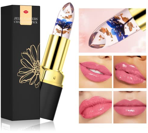 Lippenstift, Farbwechselnder Lippenstift mit Temperaturwechsel, 24 Stunden Halt Lang Anhaltend Nicht verblassend Natürlich Pflegend, Blau