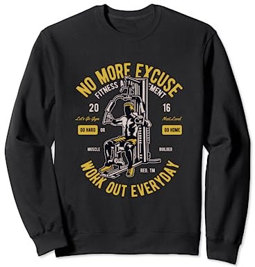 Fitness Sport Gewichtheben Kraftsport Muskelaufbau Sweatshirt