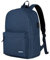 SUPACOOL Zaino leggero casual per computer portatile con porta di ricarica USB per uomini e donne, zaino per uso quotidiano, zaino per college(blu)