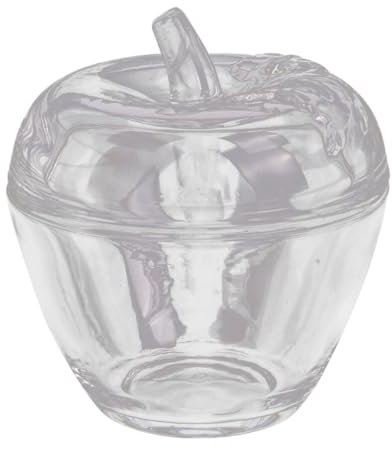 Kichvoe 1pieza Frasco De Vidrio Transparente Con Tapa Para Almacenamiento De Dulces y Frutos Secos Bote Sellado Para Granos y Diseño Práctico Para Fiestas y Uso Diario