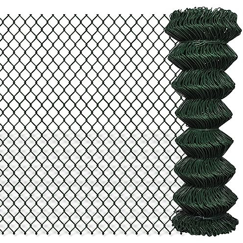 Lechnical Chain Link Fence Steel 1,25x25 m,Chain Link Fence,Garden Fencing,Chain Link Fencing,Garden Fencing Barrier-140350