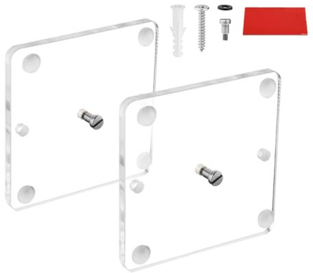 Generisch Wand-Schallplattenständer, Schallplatten-Wandhalter | 2 Stück Rackhalter Plattendisplay Wandhalterung - Schwebender Organizer für Musiksammlungen für Schlafzimmer und Klassenzimmer