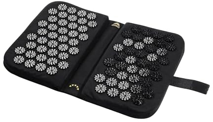 ShaktiMat [L'original] - Tapis Acupression pour Pieds - Massage & Relaxtion Pieds - Noir