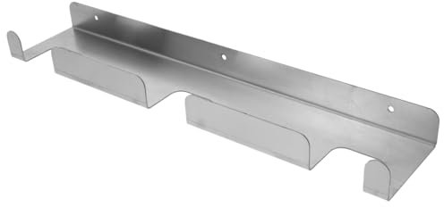 ULTECHNOVO Wall Mounted Stainless Steel Pizza Peel Rack Efficient Storage for Pizza Tools and Kitchen Accessories Punch Design for Home Commercial Use