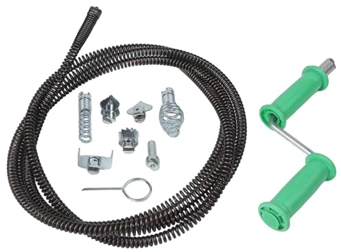 Longueur spirale de nettoyage de tuyau pour machines électriques avec design flexible et options de coupe interchangeables (B)