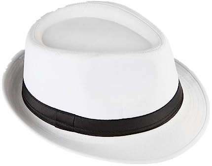 Miobo Chapeau de Paille, Fedora Polyvalent, Design Trilby, Protection Solaire