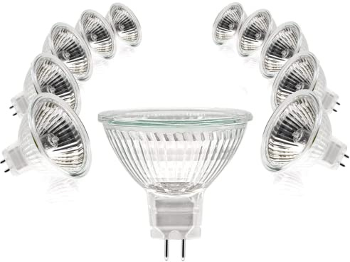 CLAR - Bombilla halógena de 35 W, 12 V, foco dicroico (paquete de 10 unidades)