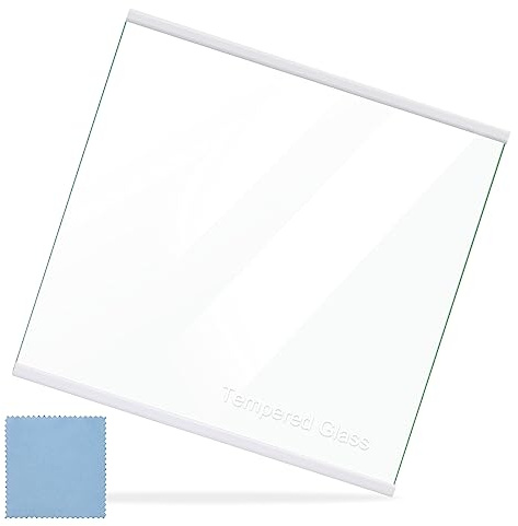 W11130202 Freezer Glass Shelf for Whirlpool WRS571CIHZ, Side by Side Freezer Tempered Glass Shelf Replacement, Refrigerator Glass Shelf Parts Replaces WRS571CIHZ04, WRS571CIHZ01, W10527848, 4545865
