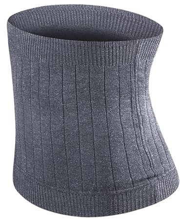 HERUAI Winter Cashmere Kidney Warmer Back Warmer Thermal Waist Warmer Support Heat Belt Wool Loin Warmer Abdominal Binder Warmer for Back Pain Relief