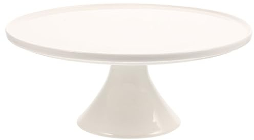 Ipetboom Alzata Torta Ceramica Rotonda con Base Stabile per Feste Matrimonio e Compleanni Vassoio Espositore Multifunzionale