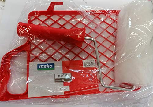 Farbroller 17 cm mit Abstreifgitter