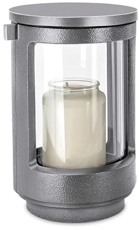 legendURN Grave Lantern Aluminium in Several Colors Grave Lantern or Lamp Aluminium