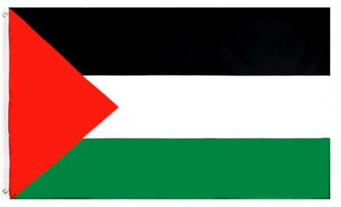 Bandiera Palestina bandiera Palestinese da 190x150 cm con Occhielli
