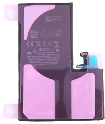 OnlyTech - Batterie Premium de Remplacement pour iPhone 15 Pro Max - 4441mAh, qualité identique - avec adhésif