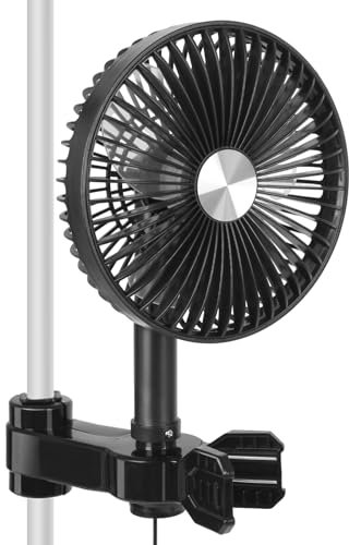 Ventilateur de culture avec clip, cires oscillantes, ventilateur à clip pour tente, barre de serrage, mini ventilateur pour tente de culture, petit ventilateur silencieux à clip pour tente de culture