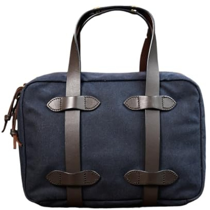 RAABYU Petite Mallette en Toile pour Homme, Format Professionnel, 31 x 22 x 7 cm, Style décontracté et Tendance.