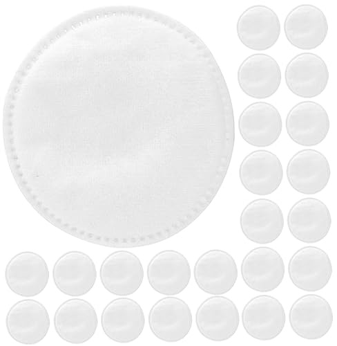 PACKOVE Praktische 100 Stück Make up Entferner Pads Aus Vlies Kompakte Runde Gesichtspads Hautfreundliche Abschminkpads Für Tägliche Reinigung Und Peeling