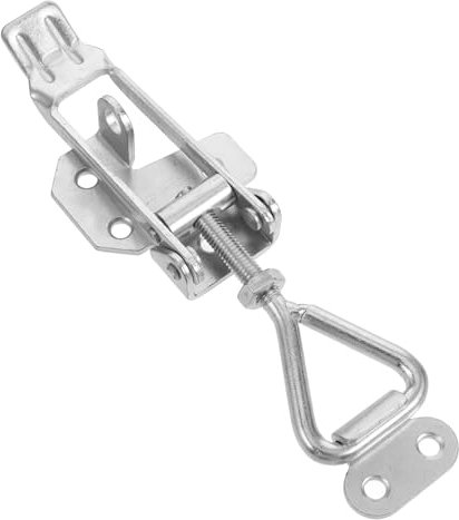 Toyvian Heavy Duty Latch Assembly for Cargo Trailer Doors Use Design Comfortable Grip Handle Versatile Fit for Various Trailers with Confidence