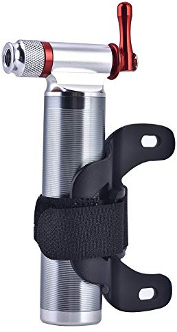 Ejoyous Fahrradpumpe CO2, Kartuschenpumpe Fahrrad Minipumpe Tragbare Aluminiumlegierung Luftpumpe für Rennräder und Mountainbikes
