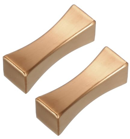 sourcing map 2pcs Chopstick Rest, 304 Stainless Steel Chopsticks Holder 2x0.7x0.66, Household Tableware Kitchen Tools for Spoon Fork Teaspoon Dining Tool Rest, Rose Gold