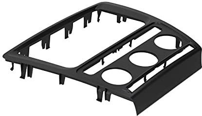 aqxreight Doble DIN Estéreo Fascia Trim Flush Fit Panel de Bisel para 2004 2010 ABS Marco de Radio de Coche OEM Reemplazo Interior Actualización Accesorio