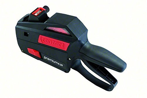 Handauszeichner Contact 6.26 DT Premium 1-Zeiler 6 Stellen - Preisauszeichner für Etiketten 26x12mm