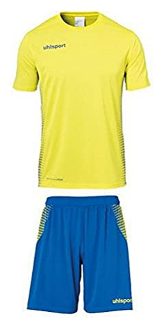 uhlsport Barn Score Kit Ka Teamjersey limongul/azurblå, 116