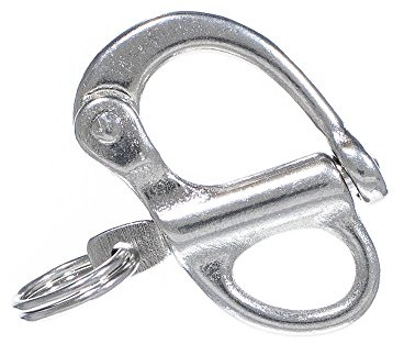 PARACORD PLANET Stainless Steel Snap Shackles - Sailboat, Kayak - Available in Various Pack Sizes