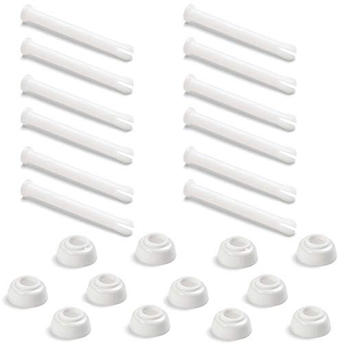 Intex Ersatz-Verbindungsstift und Dichtung für runde Metallrahmen-Pools, 3,8-61 cm, 6 Stück 12 Pack