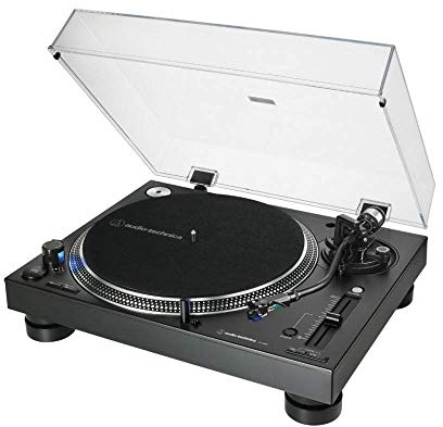 Audio-Technica - AT-LP140XP Professional Direct Drive Manual Turntable - Black