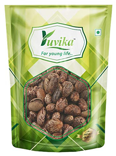 Yuvika Herbs YUVIKA Beej Arandi - Ricinus Communis Linn - Castor Seeds (200 GM)