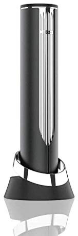SMSOM Abridor de vinos eléctricos, abrelatas automáticos del sacacorchos de la Botella de Vino eléctrico con Cortador de lámina, abridores de vinos Recargables USB (Elegante Negro)