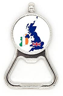 Britain Map Irland Flag Country UK Metal Beer Bottle Cap Opener Duty Stainless Steel