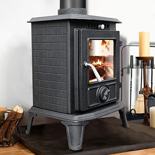 NRG 5KW Eco Design Portable Stove MultiFuel Cast Iron Fireplace Defra Approved