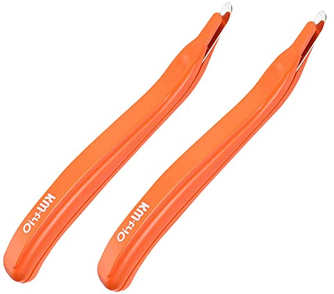 YOKIVE 2 Stück Tackerentferner, Büro Magnetischer Hefterzieher | Entfernen Sie Heftklammern ideal für Büro, Zuhause, Schreibtischzubehör (Orange)