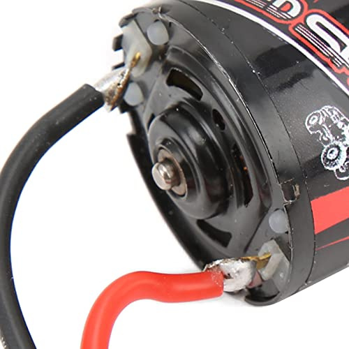 Dilwe RC Car Motor, Aluminiumlegierung, Kupfer 7, 2-12 V Gebürstet 540 Motor Weihnachten für 1/10 RC Kletterauto, Car, Trunk Modellteile