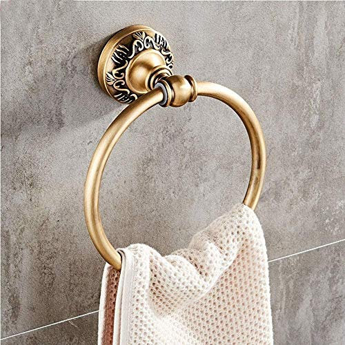 Wäscheständer Badezimmer-Handtuchständer, schöner antiker Handtuchring, Handtuchhalter, Handtuchhalter, kontinentaler Retro-Handtuchhalter, Multifunktions-Badezimmer-Aufbewahrung, Handring-Dekoration