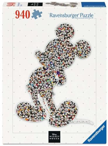 Ravensburger 12000075 - Shape Mickey - 945 pieces jigsaw puzzle – Puzzle for adults and kids age 14 years up, disney jigsaw, disney gifts